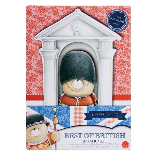 A5 Queens Guard Best of British Card Kit
